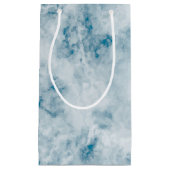 Marble Blue Texture Background Klein Cadeauzakje (Voorkant)