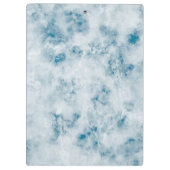 Marble Blue Texture Background Klembord (Achterkant)
