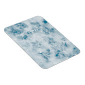 Marble Blue Texture Background Magneet (Rechterzijde)