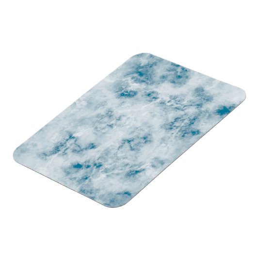 Marble Blue Texture Background Magneet (Linkerzijde)