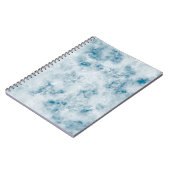 Marble Blue Texture Background Notitieboek (Linkerzijde)