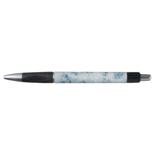 Marble Blue Texture Background Pen (Voorkant)