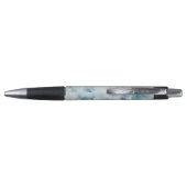 Marble Blue Texture Background Pen (Achterkant)
