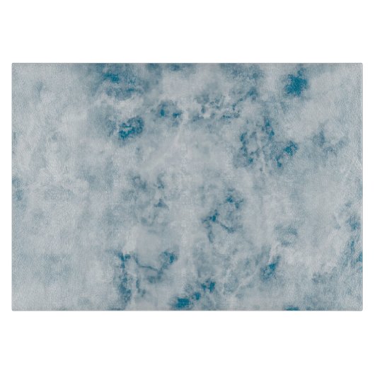 Marble Blue Texture Background Snijplank (Voorkant)