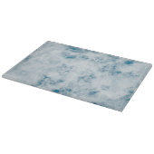 Marble Blue Texture Background Snijplank (Hoek)