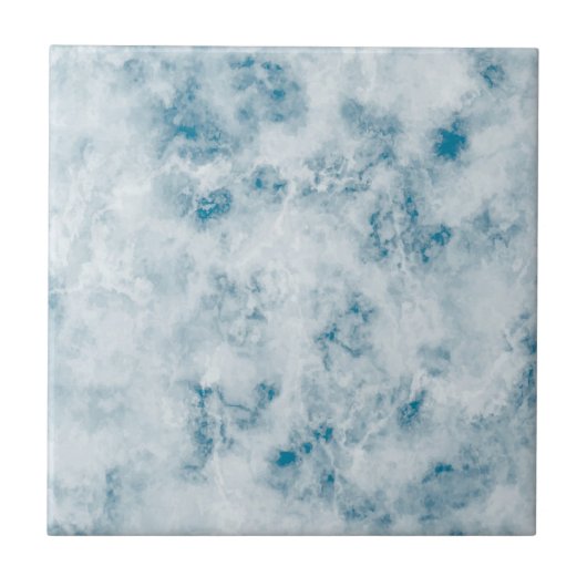 Marble Blue Texture Background Tegeltje (Voorkant)