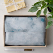 Marble Blue Texture Background Tissuepapier (Geschenk)