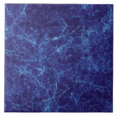 Marble Blue Tile Tegeltje (Voorkant)