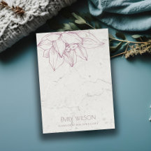 MARBLE BLUSH PINK LOTUS SIMPLE EARRING DISPLAY