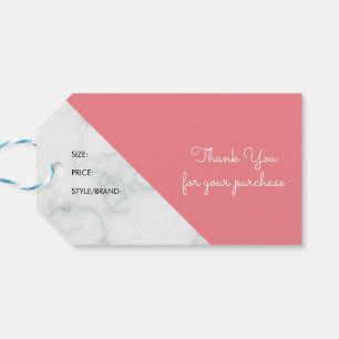 Marble Boutique Clothing Price Size Hang Label Cadeaulabel