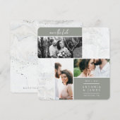 MARBLE BOXES BEWAREN DE DATUM SAVE THE DATE (Voorkant / Achterkant)