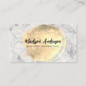 Marble Bricks | Goudborstel Visitekaartje (Voorkant)