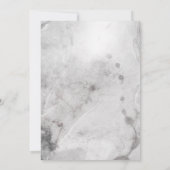 Marble Brunch en Bubble Bridal Shower Invitation Kaart (Achterkant)
