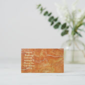 Marble Business/Profile Card Visitekaartje (Staand voorkant)