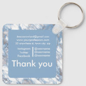 MARBLE BUSSINESS SLEUTELHANGER (Achterkant)