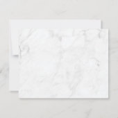 Marble Butterfly Funeral Memorial Bedankkaart (Achterkant)