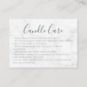 Marble Candle Care Share the Love Insert Kaart Contactkaartje (Voorkant)