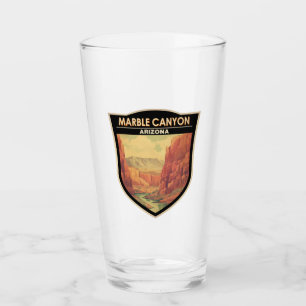 Marble Canyon Arizona Travel Art Vintage Glas