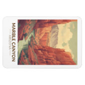 Marble Canyon Arizona Travel Art Vintage Magneet (Horizontaal)