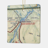 Marble Canyon AZ  Map Keramisch Ornament (Links)