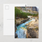 Marble Canyon Schilderachtig Waterfall in Kootenay Briefkaart (Voorkant / Achterkant)