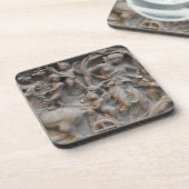 Marble Carving of Selene, de Moon Goddess Drankjes Onderzetter (Linkerzijde)