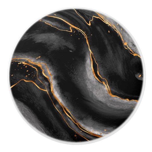 Marble Ceramic Knob. Keramische Knop (Voorkant)