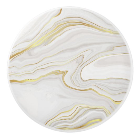 Marble Ceramic Knob. Keramische Knop (Voorkant)