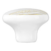 Marble Ceramic Knob. Keramische Knop (Zijkant)