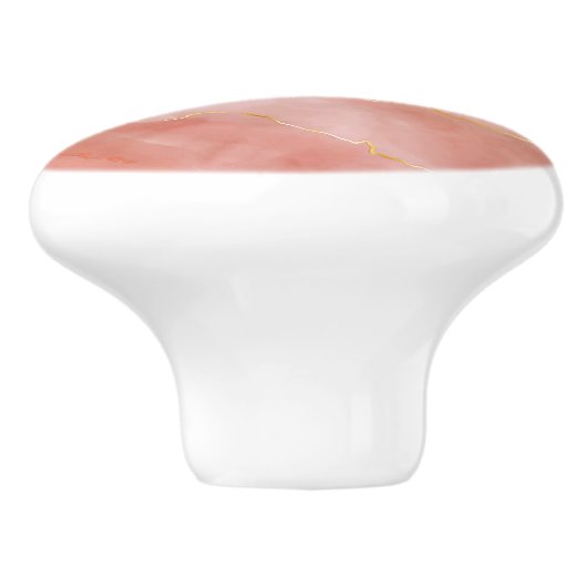 Marble Ceramic Knob. Keramische Knop (Zijkant)