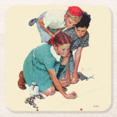 Marble Champion Kartonnen Onderzetters (Voorkant)