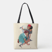 Marble Champion Tote Bag (Achterkant)