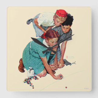 Marble Champion Vierkante Klok