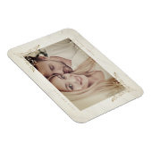 Marble Chic Golden Lace Romantic Couple Wedding Magneet (Rechterzijde)