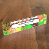 Marble Classy Modern Personalized Naambordje (Zijkant)