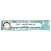 Marble Classy Modern Personalized Naambordje (Voorkant)