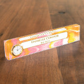 Marble Classy Modern Personalized Naambordje (Zijkant)