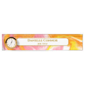 Marble Classy Modern Personalized Naambordje (Voorkant)