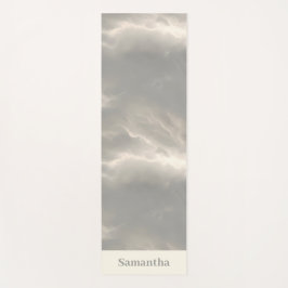 Marble Cloud Texture Serene Luxury Yogamat