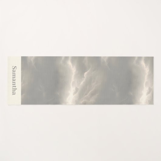 Marble Cloud Texture Serene Luxury Yogamat (Voorkant (horizontaal))