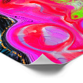 Marble Colorful Fluid Art Poster (Hoek)