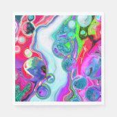 Marble Colorful Fluid Art Servet (Voorkant)
