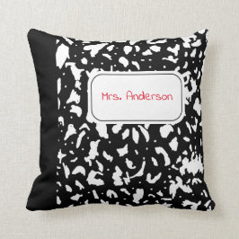 Marble Composition notebook, speciaal aangepast Kussen