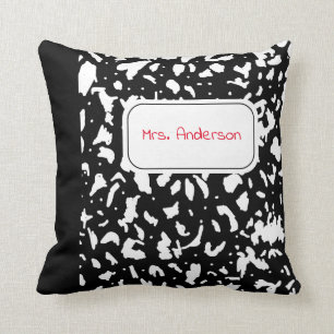 Marble Composition notebook, speciaal aangepast Kussen