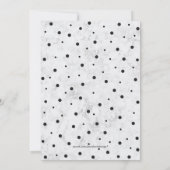 Marble & Confetti | Moderne Uitnodiging Voor Verlo (Achterkant)