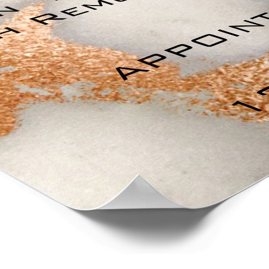 Marble Copper Gray Makeup Eyes Lashes Prices Poster (Hoek)