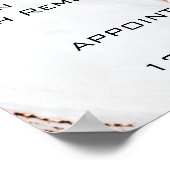 Marble Copper Makeup Artist Eyes Lashes Prijzen Poster (Hoek)