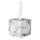 Marble Cube Ornament (Voorkant hoekig)