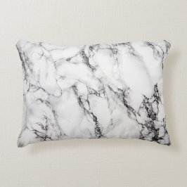 Marble Custom Brushed Polyester Pillow 16" x12" Accent Kussen