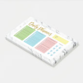Marble Daily Planner Post-it® Notes (Schuin)